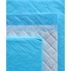 Babyhug Disposable Diaper Changing Mat Medium Size Pack of 10 - Blue