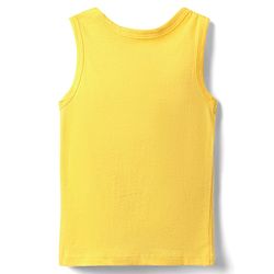 Babyhug 100% Cotton Knit Sleeveless Antibacterial Vests with Star Print & Stripes Pack of 5 - Multicolor