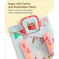 Babyhug Premium Aeroplane Theme Printed Super Saver Bedding Combo Set -White