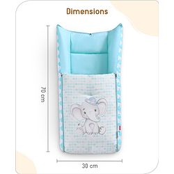 Babyhug Premium Aeroplane Theme Printed Super Saver Bedding Combo Set -White