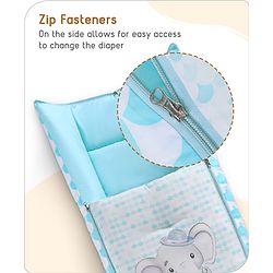Babyhug Premium Aeroplane Theme Printed Super Saver Bedding Combo Set -White