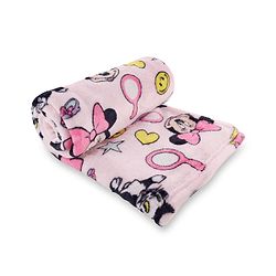 Babyhug Disney Mink Blanket Minnie Mouse Print - Pink
