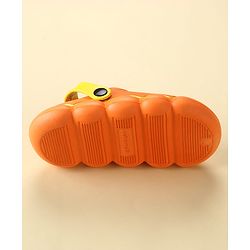 Cute Walk by Babyhug Backstrap Closure Clogs With Applique - Orange