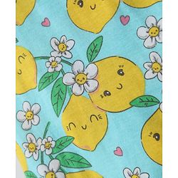 Babyhug 100% Cotton Single Jersey Knit Sleeveless Antibacterial Slips With Floral & Polka Dot Print Pack Of 3 - Pink Yellow & Light Blue