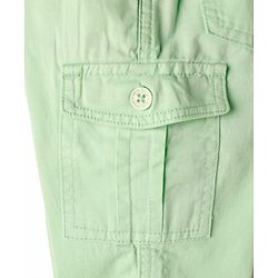 Babyhug Twill Full Length Solid Colour Trouser With Stretch & Cargo Pockets - Mint
