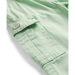 Babyhug Twill Full Length Solid Colour Trouser With Stretch & Cargo Pockets - Mint