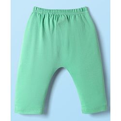 Babyhug Disney Interlock Knit Full Length Diaper Leggings with Mickey & Friends Graphic Pack of 3 - White Yellow & Light Green