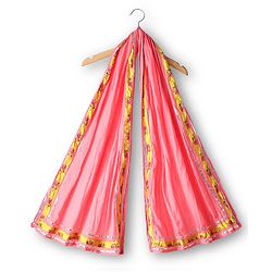 Babyhug Cotton Woven Three Fourth Sleeves Kurti Gharara Set with Dupatta Floral Print & Lace Detailing - Yellow