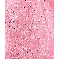 Babyhug Woven Embroidered Lehenga Choli Set With Full Sleeves Jacket - Pink