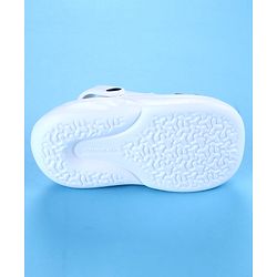 Cute Walk by Babyhug Clogs with Backstrap with Butterfly Appliques - Whiite