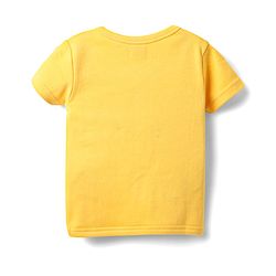 Babyhug 100% Cotton Knit Half Sleeves Striped & Animal Printed Front Open jhablas Pack of 3 - Yellow & White