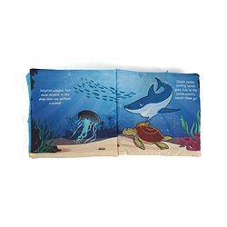 Babyhug Cloth Book Sea Animals|Premium Soft Fabric for Infants | Safe,Non-Toxic,Colorful & Educational Baby Books |Stimulates Auditory sense| Perfect Gifting option|0+ Months