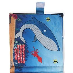 Babyhug Cloth Book Sea Animals|Premium Soft Fabric for Infants | Safe,Non-Toxic,Colorful & Educational Baby Books |Stimulates Auditory sense| Perfect Gifting option|0+ Months