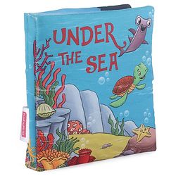 Babyhug Cloth Book Sea Animals|Premium Soft Fabric for Infants | Safe,Non-Toxic,Colorful & Educational Baby Books |Stimulates Auditory sense| Perfect Gifting option|0+ Months