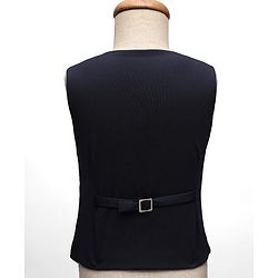 Babyhug Knit Full Sleeves Solid Color 3 Piece Party Suit with Bow - Navy Blue & White