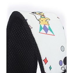 Babyhug Disney Mickey & Friends Classic Charm Smart Diaper Backpack - Off-White| Adjustable Shoulder Strap| Insulated Bottle Pouches| Smart Bottom Zipper| Wipes Dispenser| Wide Fish-mouth Opening