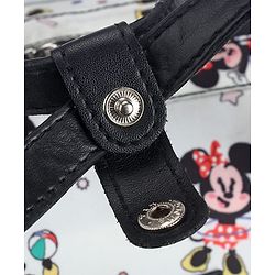 Babyhug Disney Mickey & Friends Classic Charm Smart Diaper Backpack - Off-White| Adjustable Shoulder Strap| Insulated Bottle Pouches| Smart Bottom Zipper| Wipes Dispenser| Wide Fish-mouth Opening