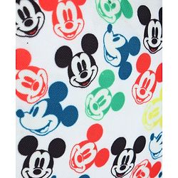 Babyhug Disney Retro Mickey Pop Smart Diaper Backpack - White| Adjustable Padded Shoulder Strap| Insulated Bottle Pouches| Wipes Dispenser| Wide opening| Anti-theft Back Pouch