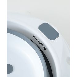 Babyhug Foldable Baby Bath Tub with Drain Plug - Grey