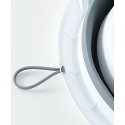 Babyhug Foldable Baby Bath Tub with Drain Plug - Grey