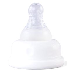 Babyhug Wide Neck Feeding Bottle with Silicone Nipple Dino Print - 250ml| Microwave and Sterilizer Safe| BPA Free| Easy to Clean & Hygienic| Measuring Scale| Anti-colic| Leak Proof