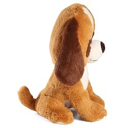 Babyhug Glitter Eyes Dog Soft Toy Brown - Height 38 cm