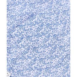 Babyhug Cotton Woven Full Sleeves Printed Shirt & Denim Jeans Set - Blue