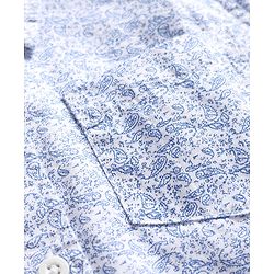 Babyhug Cotton Woven Full Sleeves Printed Shirt & Denim Jeans Set - Blue