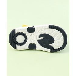 Cute Walk by Babyhug Sandals with Velcro Closure & Dino Applique - Royal Blue