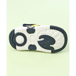 Cute Walk by Babyhug Sandals with Velcro Closure & Teddy Applique - Yellow