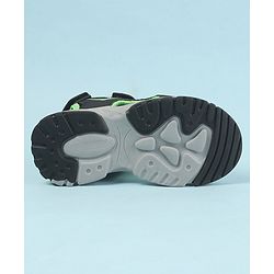 Cute Walk by Babyhug Sandals with Velcro Closure - Navy Blue & Orange