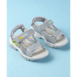 Cute Walk by Babyhug Velcro Closure Sandals with Fashion Applique - Pink