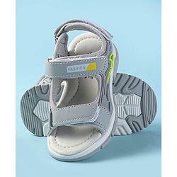 Cute Walk by Babyhug Velcro Closure Sandals with Fashion Applique - Pink