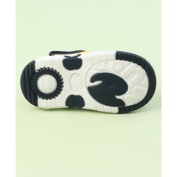 Cute Walk by Babyhug Velcro Closure Sandals with Bus Applique - Navy Blue