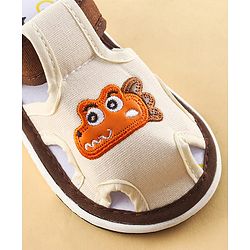 Cute Walk by Babyhug Sandals with Velcro Closure & Croco Patch - Navy Blue