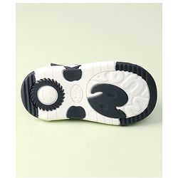 Cute Walk by Babyhug Sandals with Velcro Closure Dino Print & Applique - Navy Blue