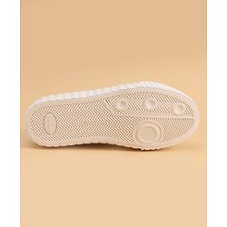 Cute Walk by Babyhug Lace Up Casual Shoes with Dino Print - Grey