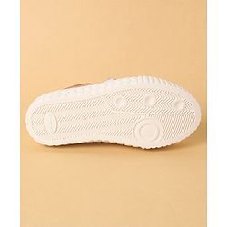 Cute Walk by Babyhug Velcro Closure Shoes with Dino Print - Green