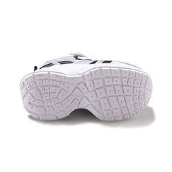 Cute Walk by Babyhug Velcro Closure Sneakers with Fashion Applique - Silver
