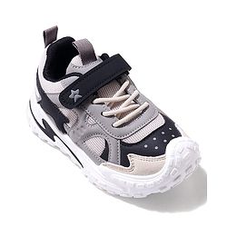 Cute Walk by Babyhug Velcro Closure Sneaker Shoes - Grey