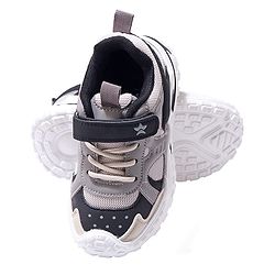 Cute Walk by Babyhug Velcro Closure Sneaker Shoes - Grey