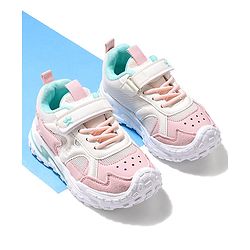 Cute Walk by Babyhug Velcro Closure Sneaker Shoes - Grey
