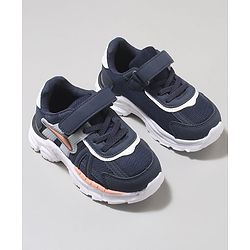 Cute Walk by Babyhug Velcro Closure Sneaker with Tape Detailing - Beige