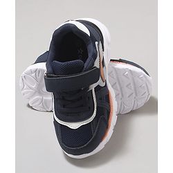 Cute Walk by Babyhug Velcro Closure Sneaker with Tape Detailing - Beige