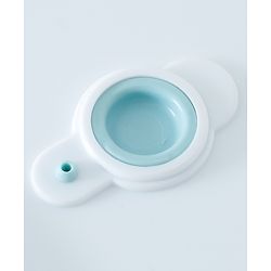 Babyhug Foldable Baby Bath Tub with Drain Plug - Blue