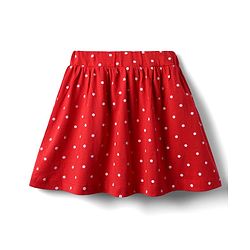 Babyhug Disney Single Jersey Knit Half Sleeves Top & Skirt With Headband & Minnie Mouse Graphics & Badge Detailing - Navy Blue & Red