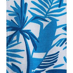 Babyhug Cotton Knit Half Sleeves Shirt With Tropical Theme - Blue
