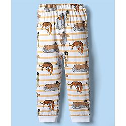 Babyhug Disney Single Jersey Knit Full Sleeves Night Suit with Jungle Book Graphics - Multicolour