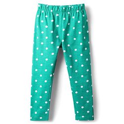 Babyhug Cotton Knit Half Sleeves Night Suit With Sun & Polka Dot Print - Green