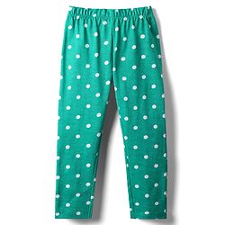 Babyhug Cotton Knit Half Sleeves Night Suit With Sun & Polka Dot Print - Green